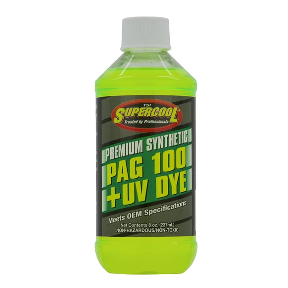 Accesorio para automóvil TSI Supercool P100-8D aceite PAG 237 ml con tinte UV