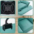 thumbnail image 4 of Oversized Power Recliner Chair with Voice Control, Swivel Glider and Bluetooth Speakers, Mint, 4 of 4