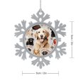 thumbnail image 2 of Pewter Tree Ornament Red Santa Hat Dog Style Funny Flat Keepsakes Dog Family Christmas Elegant Hanging Christmas Tree Decorations Best Gifts for Christmas, 2 of 8