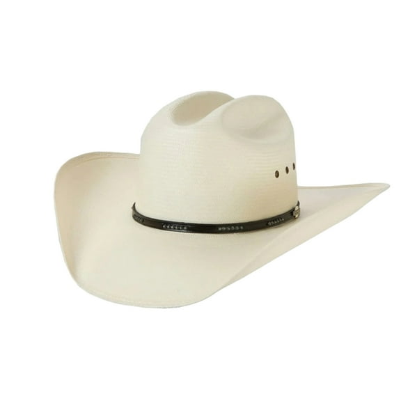 Stetson Men's Llano 10X Straw Cowboy Hat Natural 6 3/4