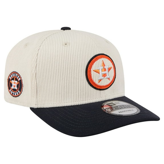 Men's New Era Cream Houston Astros Loyal 9SEVENTY Adjustable Hat