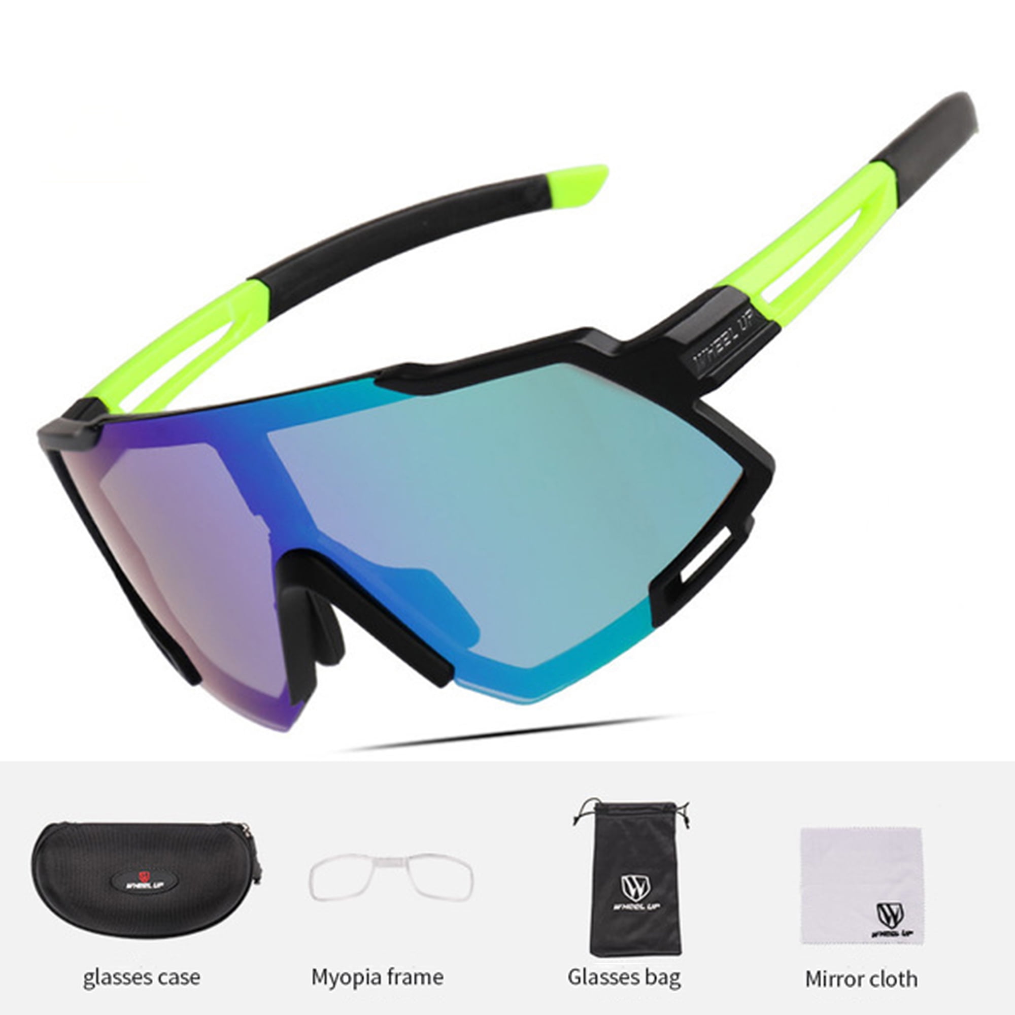 UV 400 Eye Protection Windproof Polarized Eyewear for Men Women Cycling BOLLFO Cycling Sunglasses Baseball,Fishing Ski Running,Golf Imitation Red Lens 