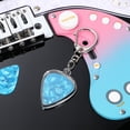 thumbnail image 4 of LABSERRON Guitar Pick Holder Case Clear Heart Shaped Plastic And Metal Storage For Guitar Picks 1Pack, 4 of 8