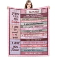 thumbnail image 1 of LHSHID 16th Birthday Gifts Blanket (16th Birthday) 50x60in, 1 of 5