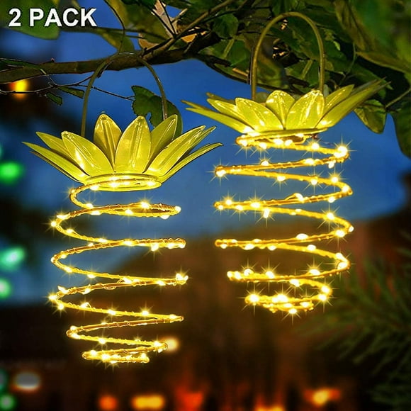 Solar String Lights, 2 Pack 8 Modes Solar Fairy Lights, Super Bright Waterproof Twinkle Lights for Tree, Patio, Garden, Outdoors