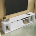thumbnail image 4 of Mueble Mesa Para Tv Rack Madesa 5 Espacios Hasta 65 Blanco 2, 4 of 10