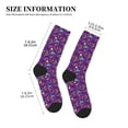 thumbnail image 3 of Vsdgher Retro 80s Style Unisex Crew Socks Lightweight Breathable Ventilation Ankle Socks, Mid-calf socks for Daily, 3 of 7