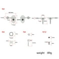 thumbnail image 4 of figatia 4pcs Ukulele String Tuning Pegs+Nylon Strings For Ukulele Cigar Box Guitar, 4 of 9