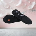 thumbnail image 5 of Xfvqtps Ballet Shoes for Women Soft Sole Non Slip Cross Elastic Straps Solid Color Elegant Dance Shoes for Performance Black, 5 of 7