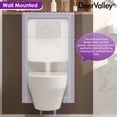 thumbnail image 6 of DV-1F0292-CF 2-Piece Toilet Elongated Dual-Flush Wall Mounted Toilet With Concealed In-Wall Tank (Seat Included), 6 of 19