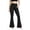 *Black, variant on ClodeEU Women's High Waisted Stretch Flare Yoga Pants with Pockets,Casual Wide Leg Athletic Fitness Trousers Black,Women's Plus L