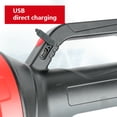 thumbnail image 4 of sweethay Linterna con carga USB, 4 modos, reflector impermeable, portátil, para acampar, senderismo, pesca, escalada, linterna de emergencia Iluminación y accesorios sweethay HA074559-01, 4 of 6