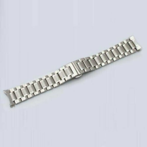Lock Solid Metal Strap Accessories Replacement Stainless Watch Band Wristband Bracelet 20MM