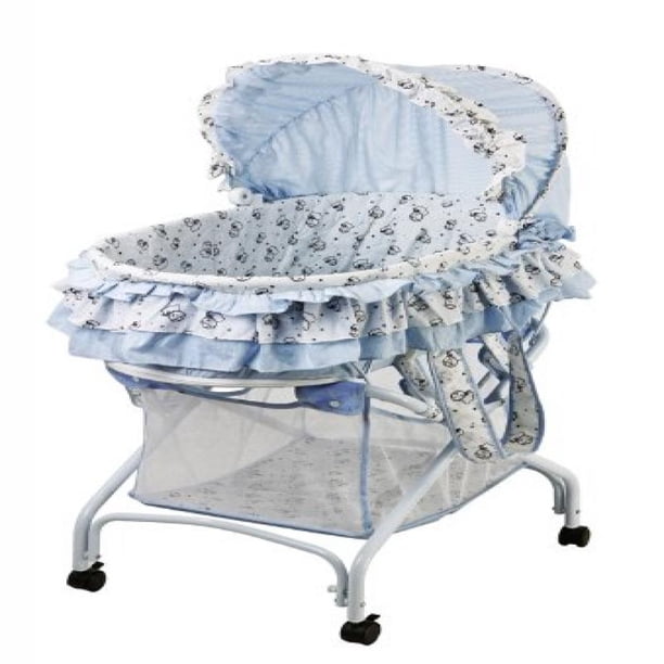 Dream On Me 2 in 1 to Cradle in Light Blue