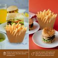 thumbnail image 3 of Minkissy 100 Pcs Boîtes en Papier Kraft pour Frites, Rangement pour Collations à Emporter, 3 of 5
