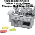 thumbnail image 2 of Replacement Parts for Tool Bench - Fisher-Price Laugh and Learn Busy Learning Tool Bench FYK55 ~ Replacement Shapes ~ Yellow Circle, Green Triangle, Red Square, 2 of 5