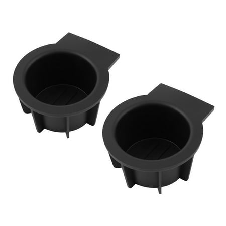 2PCS Front Console Cup Holder Auto Thermoplastic Frame Trim Car Accessories