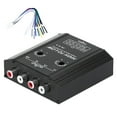 thumbnail image 1 of Convertidor de impedancia de Audio de 4 canales, 12V, línea RCA alta a baja, filtro de frecuencia de altavoz de Radio estéreo para coche Jadeshay  A, 1 of 8