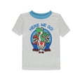 thumbnail image 2 of Super Mario Bros. Boys' 2-Piece Toad Yoshi Luigi Pajamas Set Color: blue Size: 4t, 2 of 3