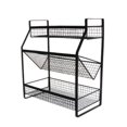 thumbnail image 1 of Maoww Kitchen Storage Shelf Condiment Bottle Organizer Metal Rack Countertop Seasoning Bottle Stand, Luxury & Flat, 1 of 6