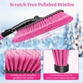 thumbnail image 4 of Snow Brush HEEYA 132 cm con raspador de hielo para camiones y todoterrenos, color rosa, 4 of 6