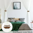 thumbnail image 6 of Magnetic Curtain Tiebacks 2 Pack Rope Decorative Curtain Tie Backs Elegant Curtain Holders for Drapes Outdoor Window Treatment Holdbacks, 6 of 12