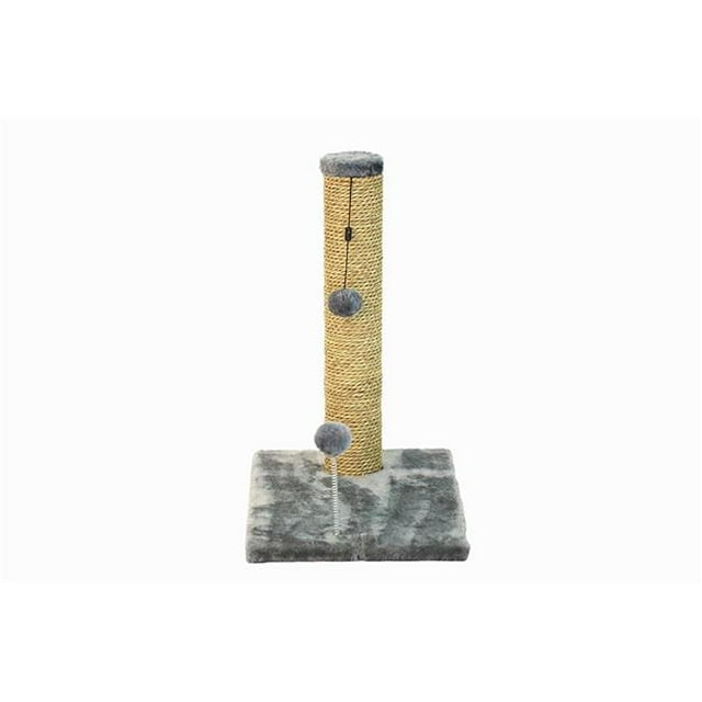 CAT CRAFT COM18SGCHFU 18 in. Sea Grass Scratching Post, Grey