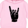 thumbnail image 3 of Inktastic Rocker Horns Toddler Hoodie, 3 of 4