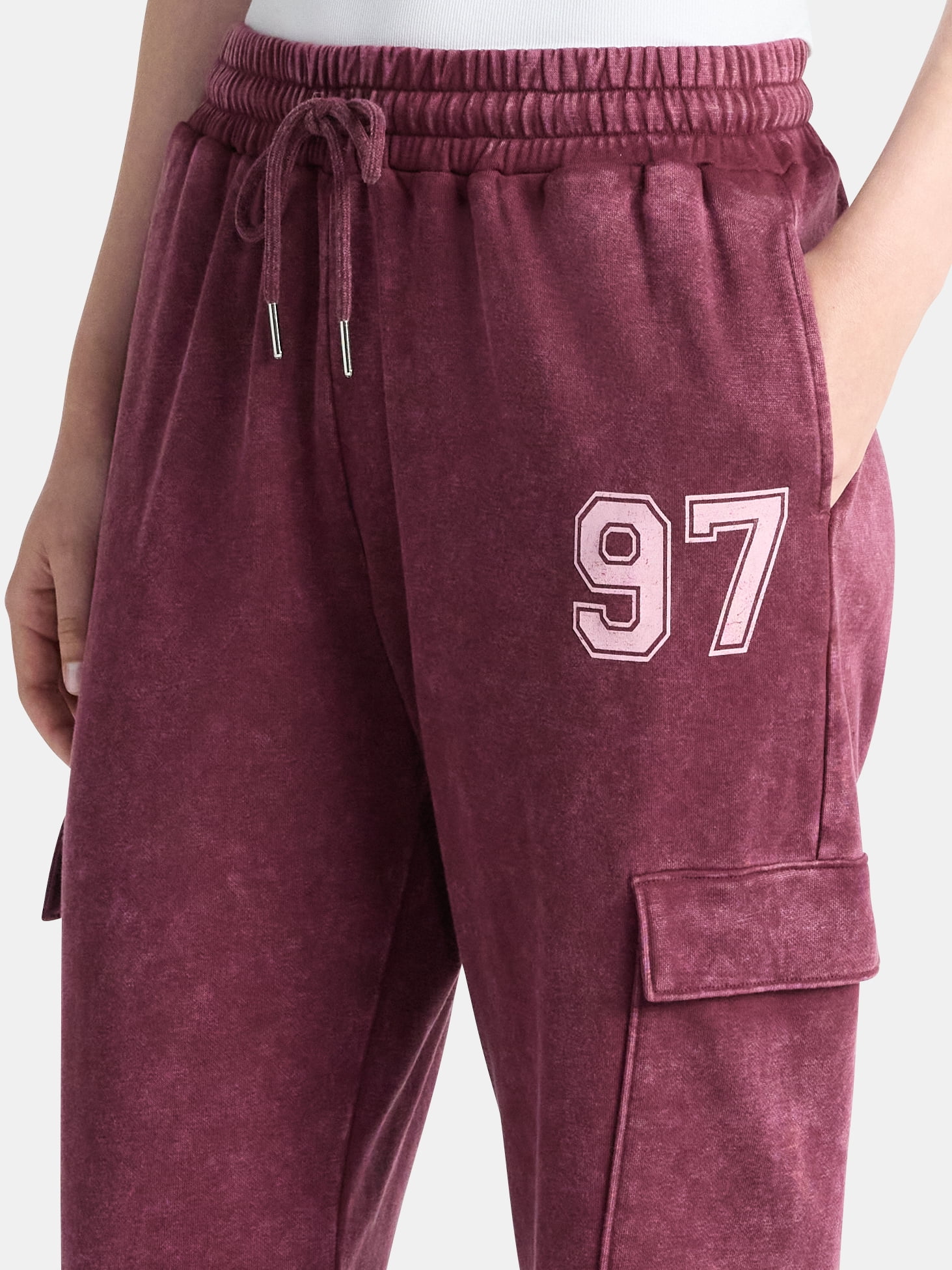 Washed Cargo Sweatpants, Women's - image 3
