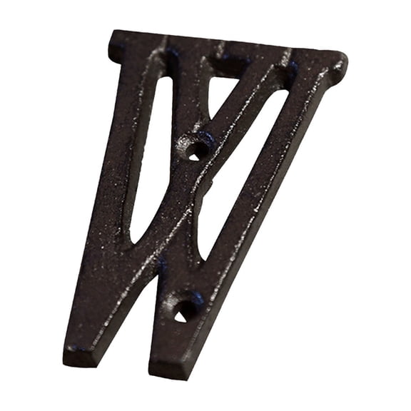 Tainini Alloy Wrought Iron Number Letter DIY House Letter