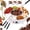 White, variant on Caramel Apple Maker Tray with Warmer, Electric Fondue Set,Electric Heated Melting Bowl with Sectioned Topping Trays. Precise Temperature Control Melts Chocolate without Burning