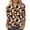 01 Multicolor9, variant on Fewfanhot Womens Blouses Casual 3/4 Sleeve T-Shirts Round Neck Tunic Tops Business Casual Outfits 2026 Fall Fashion Clothes