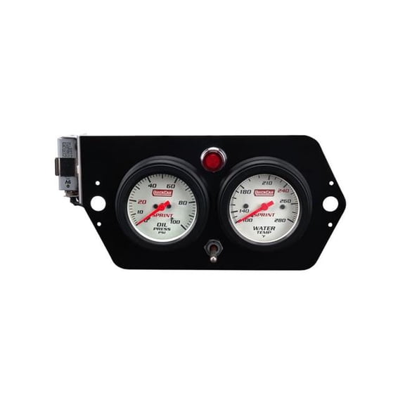 Quickcar Racing Products QRP61-6005-1 Gauge Panel Deluxe Sprint with Mag Switch