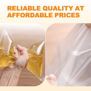 Wevac Vacuum Seal Bags 8 x 12 x 250 Count , Pre-cut Vacuum Sealer Bags Storage Bag for Food Saver