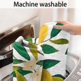 thumbnail image 5 of Yellow Lemon Fruit Flowers White Pattern Bathroom Rugs Mat,Non Slip Microfiber Bathroom Rug,Rubber Backing,Soft Bathroom Mats for Bathroom Floor,Tub and Shower,60x24in(150x60cm), 5 of 5