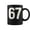 Black, variant on Meme Alpha GenZ Aura Energy Style Coffee Mugs