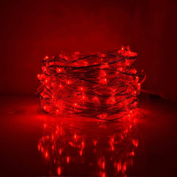 Details about   2pk 60 LED 20' Copper Wire String Lights Battery Powered Party Xmas Wedding Cool 