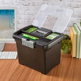 thumbnail image 6 of Sterilite Portable Lockable File Box Organizer with Handle (12 Pack), 6 of 12