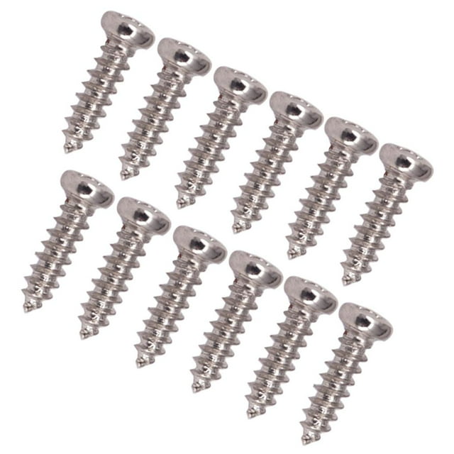 Milaget 50 Pieces Iron Tuning Key Mounting Screw for Guitar Bass Replacement Accessory