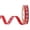 A002Red, variant on Soccer Print Grosgrain Ribbon, Red, 0.4 Inch Width, 1 Yard Length, 1 Roll, Perfect for Graduation Season Party Favors, Gift Wrapping, Soccer Themed Decorations, Gifts for Boys, School Event Decor