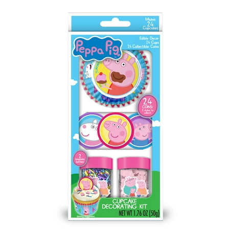 Peppa Pig Cupcake Decorating Kit Walmart Com