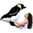 thumbnail image 6 of American Made Giant Stuffed Penguin 30 Inch Big Soft Stuffed Animal Made in USA America, 6 of 15