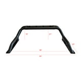 Armordillo CR1 Chase Rack for Mid Size Trucks, Matte Black, 45 x 64 x ...