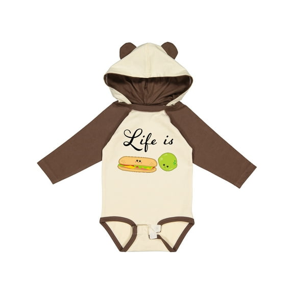 Inktastic Life Is Sublime- Cute Food Pun Boys or Girls Long Sleeve Baby Bodysuit
