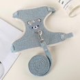 thumbnail image 4 of Small Pet Rabbit Harness Adjustable Breathable Rabbit Chest Strap Outdoor Pet Vest With 1.2m Pulling Rope S/m _jiue, 4 of 4