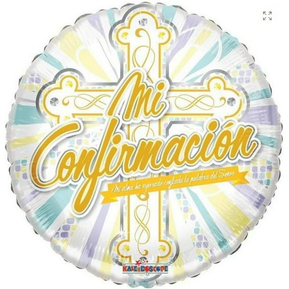 Confirmation Balloon Communion Spanish Confirmaccion Globo Foil 18" ( Each )