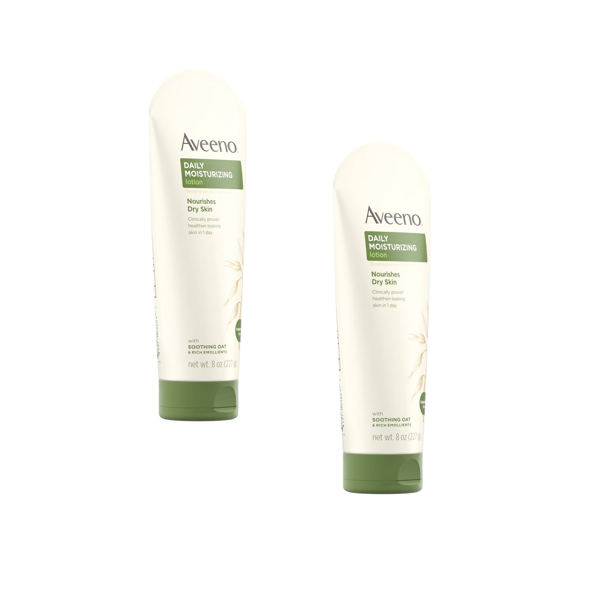 Aveeno Daily Moisturizing Lotion with Oat for Dry Skin, 8 fl. Oz -2 Pack