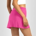 thumbnail image 5 of Hwmodou Women's Swim Skirt Tummy Control Swim Dress Built In Shorts High Waisted Split Swim Pants, 5 of 5