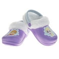 thumbnail image 6 of Disney Frozen Anna And Elsa Fuzzy Fleece Lined Clogs for Girls Winter Warm Plush Garden Shoes (Toddler Little Kid), Lilac, Size: 5 6, 6 of 7