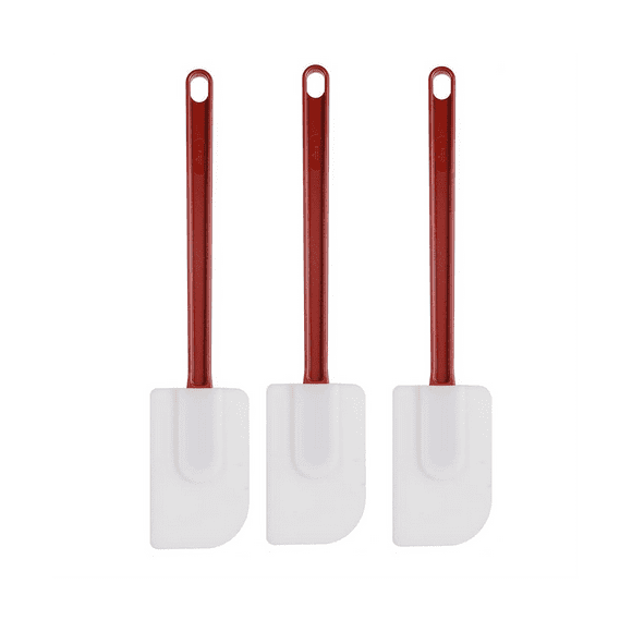 3Pack Spatulas Silicone Heat Resistant, Spatula Silicone , Rubber Spatula 10 Inches, Kitchen Use A
